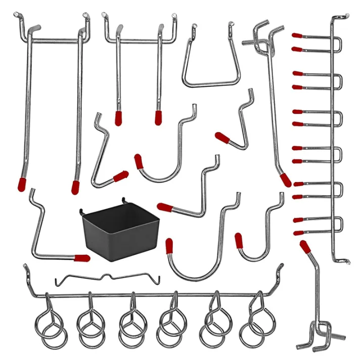 114%20Pcs%20Peg%20Board%20Hooks%20Assortment%20with%20Metal%20Hooks%20Sets,%20Hole%20Plate%20Bins,%20Peg%20Locks%20for%20Organizing%20Storage%20System%20Tools%20Easy%20to%20Use%20-%20Image%207