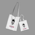Bleach Anime Printed Tote Bag for Men and Women - White Aesthetic Shoulder Bag. 