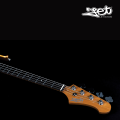 Jet Guitars JJB 300 GD R Roasted Maple Neck, Sunburst Bass Guitar. 