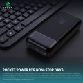 (New Launch) Green Power Boost | 20000mAh Fast Powerbank | 22.5W | PD Fast Charging | Six Months Warranty | QC 3.0 | Two Way Fast Charging | Triple Ports Output | Double Ports Input | Portable Powerbank | Black& White Colors. 
