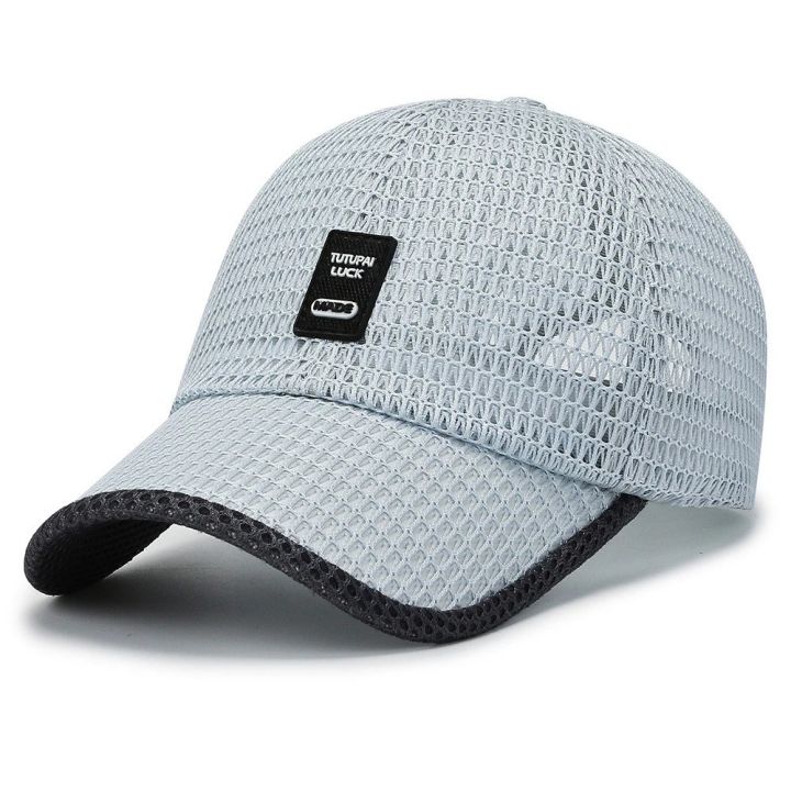 1Pcs%20New%20Mesh%20Men%20Hat%20Breathable%20Polyester%20Summer%20Hat%20Large%20Brim%20Adjustable%20Baseball%20Cap%20Outdoor%20Sport%20-%20Image%209