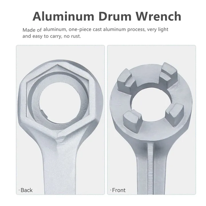 FORIDE%203X%20Bung%20Wrench,%20Drum%20Wrench%20Aluminum%20Barrel%20Opener%20Tool%20for%2010%2015%2020%2030%2050%2055%20Gallon%20Barrels,%20Fits%202%20and%203/4%20Inch%20-%20Image%204