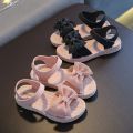 añNi Beach Shoes Shoes Casual Fashion Shoes Sandals Summers 2024 Luxury Sandalias Princess Kids Bow Tie Girls Non Slip Kids Zapatos. 
