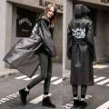 2025 Black EVA Raincoat Mens Outdoor Hiking Poncho Ladies Waterproof Travel Windbreaker Long Rain Coat. 