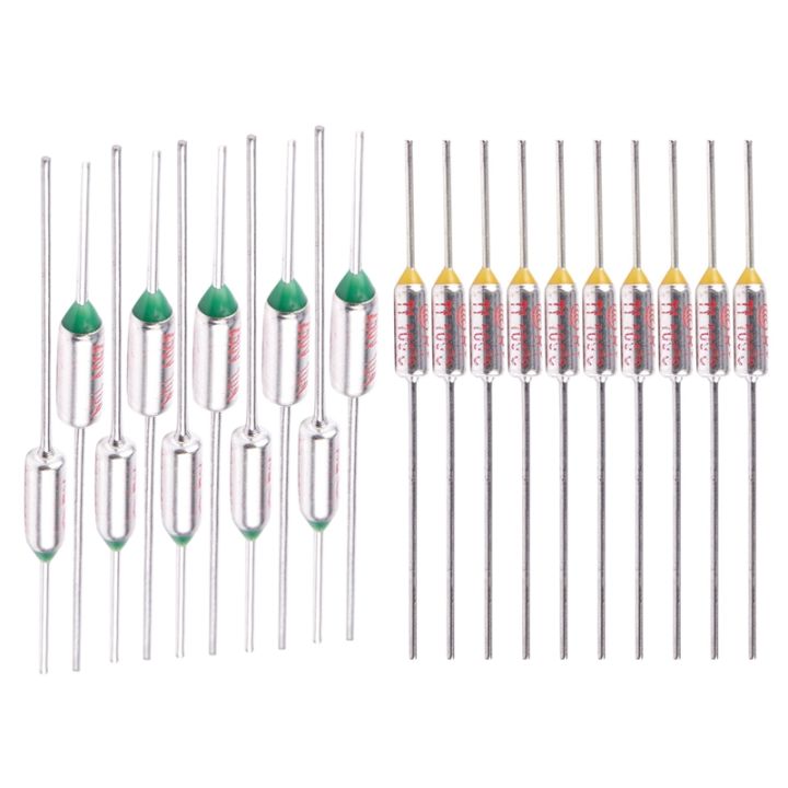 20 Pièces Fusibles Thermiques SEFUSE 10A 250V 133°C - Coupures Thermiques Pour Appareils Électriques