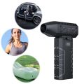 Portable 80000 RPM Handheld Violent Turbo Fan Lighting Lamp 100 Speed Adjustable Mini Electric Air Blower LED Display Powerful Airflow Brushless Motor Car Cleaning. 