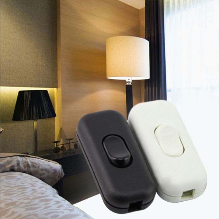 Inline Cable Rocker Switch Professional Inline Cord Cable AC 250V 6A Lamp Switches Rocker Switches ...