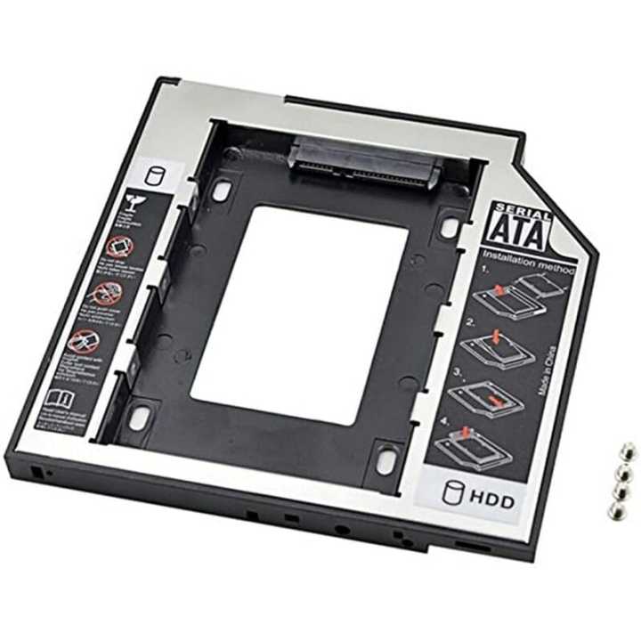 Universal 9.5Mm Second Hdd Caddy Sata 3.0 Hard Drive Adapter Ssd Hdd Hard Disk Enclosure Case For Laptop Optical Drive Bay