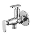 ISLA BRAND Brass 2 In 1 Angle Valve with Wall Flange. 