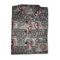 Binay Embroidery White Ton Om Printed Cotton Kurta Shirts For Men - Fashion | Kurtha Shirts For Men | Men's Wear |. 