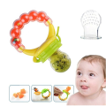 Silicone Baby Pacifier & Fruit Feeder – BPA-Free Teething Toy & Gum Massager for Infants | Nibbler for Baby Food, Fruits & Vegetables. 