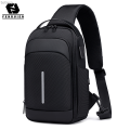 totoro SB Rechargeable Crossbody Bag Casual Anti-Theft Waterproof Men's Shoulder Sales promotion Bag Multifunctional Fenruien Men's Bag Short Haul Chest Bag U. 