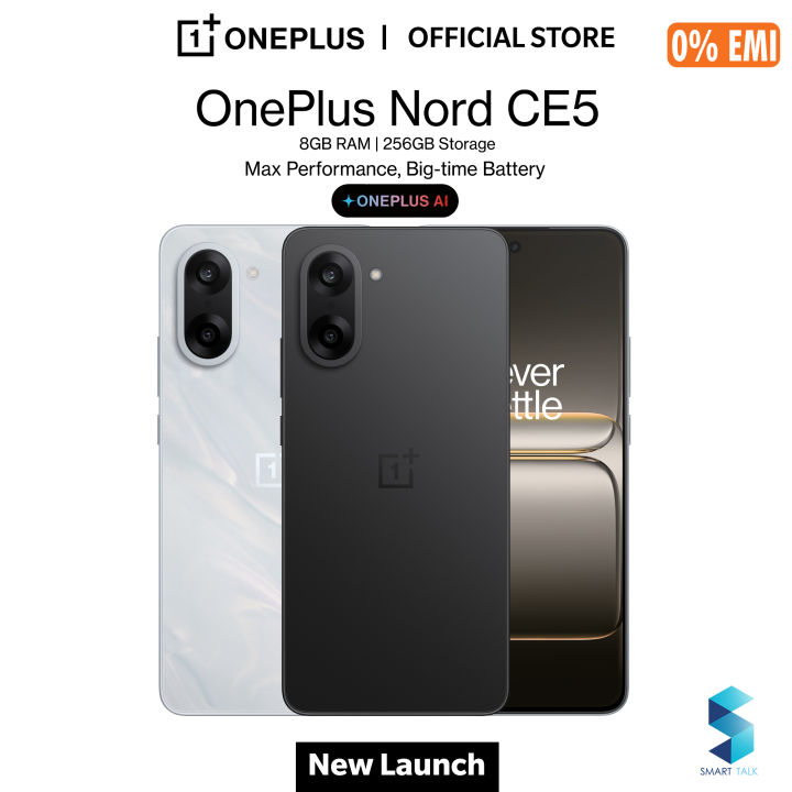 OnePlus Nord CE5 5G |8GB RAM, 256GB Storage | MediaTek Dimensity 8350 Apex | 7100mAh Battery | OnePlus AI with Latest Powerful OxygenOS