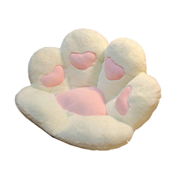 Cats Paws Cushion Kawaii Chair Cushions 27.5 X 23.6Inch Kawaii Stuff Seat Pad Comfy Lazy Sofa Office Floor Pillow, White Easy Install Easy to Use