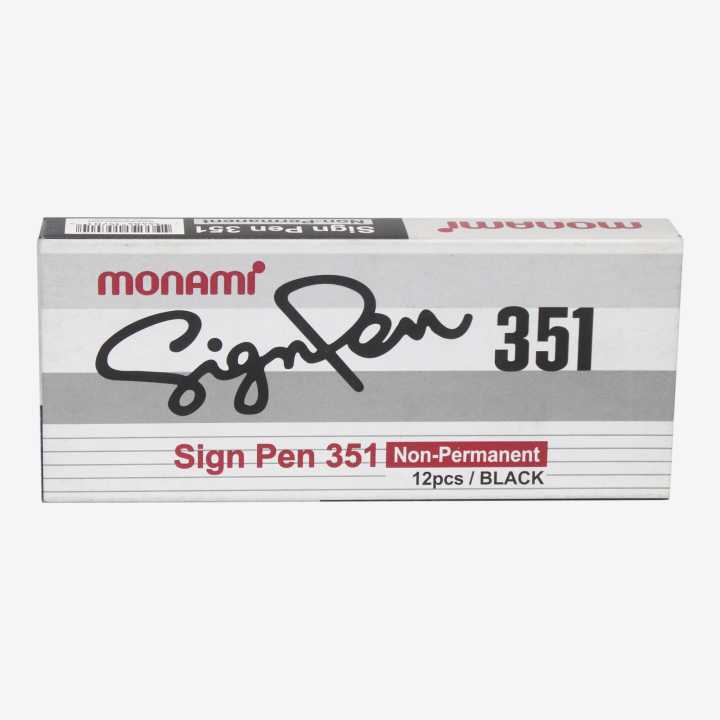 Monami%20Sign%20Pen%20351%20Non-Permanent%20Pack%20of%2012%20-%20Image%204