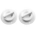 NAMUNY 2X New Water Valve Deck Drain Scupper Drain Valve Outlet for Marine Boat Raft Yacht. 