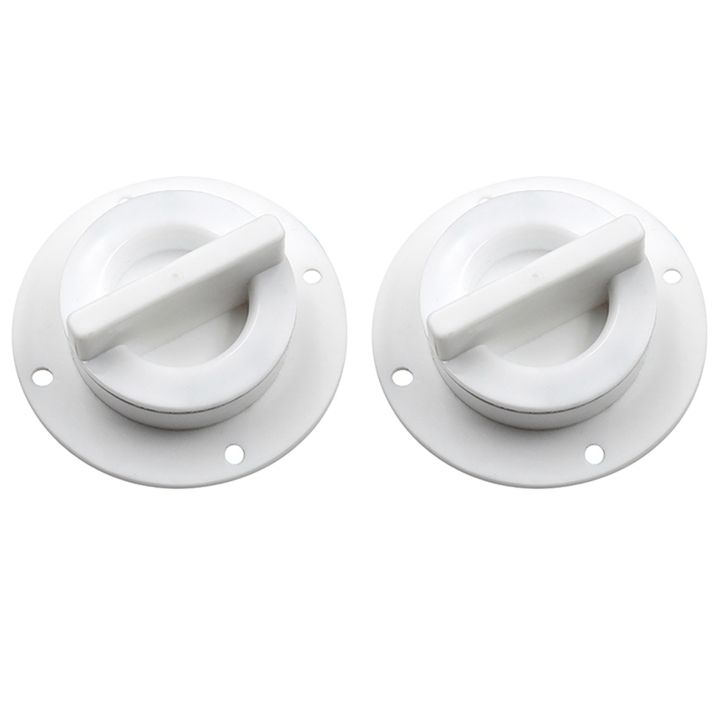 NAMUNY 2X New Water Valve Deck Drain Scupper Drain Valve Outlet for Marine Boat Raft Yacht