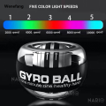 Wenefang NARIO Malaysia Gyro Ball LED Wrist Ball Gym Training Ball Exercise Tool Sport Arm Muscle Strength Force Fitness Trainer Gym Ball腕. 