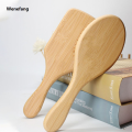 Wenefang Eco Bamboo Hair Brush Nature Wooden Anti-Static Detangle Brush Hair Portable Scalp Massage Comb Air Cushion Styling Tools for Women Men. 