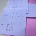 Plane Cartesian coordinate system sticky note book coordinate axis sticky note paper is non-sticky thickening junior high school students practice quadrants. 