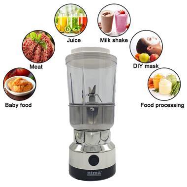 Nima 2 In 1 Mixer Mini Mixer Grinder With Juicer Jar