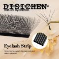 DISICHEN New style MASSCAKU 12Lines Premium Mink 3D 4D 5D 6D Pre-made False Eyelash W Shape Soft and Natural Individual Lash Extension Supplies. 
