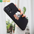 UCUC for Realme 8 4G / Realme 8 Pro Back Cover Three Little Bears Soft Thin Liquid Silicone Phone Case. 