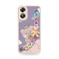 Waterproof Skin feel silicone Phone Case For OPPO A17/A17K Skin-friendly feel soft case Phone lens protection cute. 