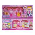 Happy Family Home Sweet Doll House Full Set With New Series & Ultra Cool Style (Multicolor). 