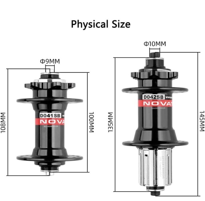 Novatec%20D041SB/D042SB%20Hub%2032%20Hole%20Set%20For%20Mountain%20Bike%20-%20Image%202