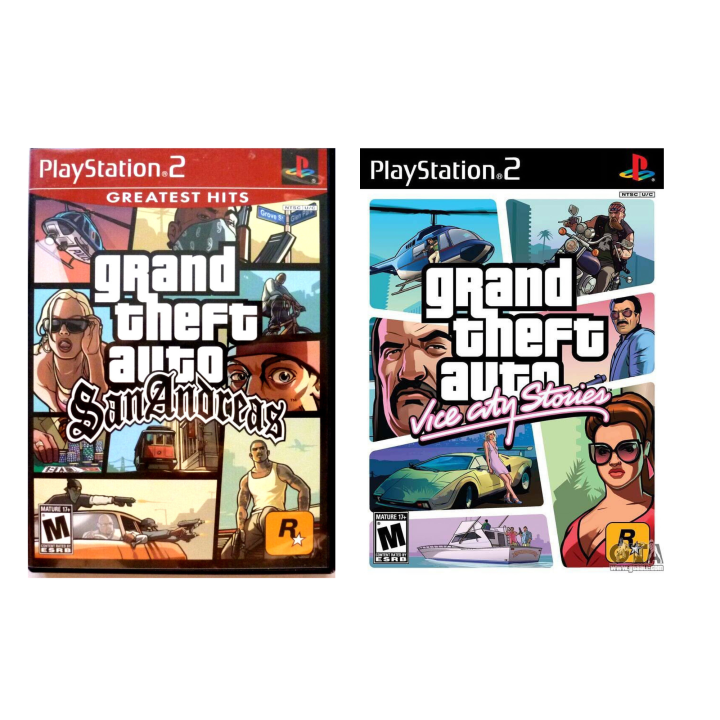 PS2 GTA Vice City San Andreas DVD Daraz np ps2-gta-vice-city-san-andreas-dvd-daraz-np