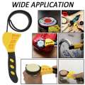 Multifunctional Belt Adjustable Rubber Strap Oil Filter Jar Opener Pipe Wrench Cartridge Disassembly Tool. 