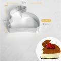 Non-stick surface -shaped cookie cutter Cute Durable Assorted shapes and sizes Biscuit mold Easy to clean Aluminium alloy Pastry cookies cutter for Baking enthusiasts Home baking Christmas cookies. 