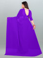 Bollywood Georgette Saree For Women (Red). 