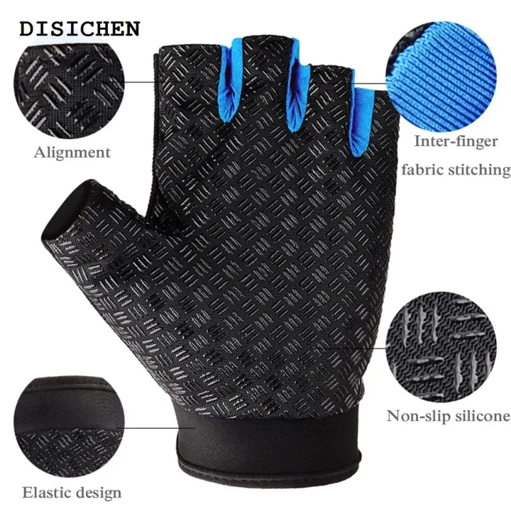 DISICHEN%20Luxury%20Uni%20Fitness%20Gym%20Gloves%20Weight%20Lifting%20Half%20Finger%20Crossfit%20Workout%20Bodybuilding%20Cycling%20Bicycle%20Bike%20Outdoor%20Sports%20Gloves%20-%20Image%204