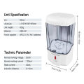 Automatic Wall Mount Hand Sanitizer/Soap Dispenser -700ml | Low Power Consumption Automatic Soap Dispenser. 