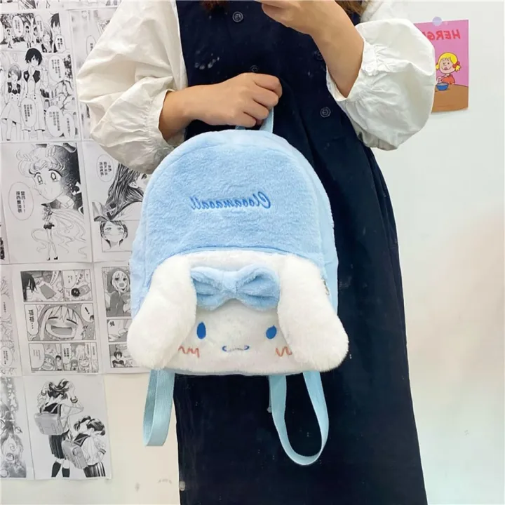 1Pcs%20Fashionable%20Kuromi%20My%20Melody%20Cinnamoroll%20Shoulder%20Bag%20Anime%20Simple%20Embroidery%20Handbag%20Plush%20Cute%20Cartoon%20Backpack%20for%20Lady%20Female%20Women%20Girls%20-%20Image%203