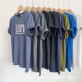 Summer plus size men's short-sleeved T-shirt men's half sleeve loose work sweat-absorbing night market stall manufacturer wholesale. 