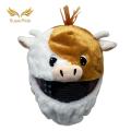 SuperRide Plush Helmet Cover Fun Animal Plush Motorcycle Helmet Cover Easy to Install Full Face Decorative Head Cover for Motorbike Helmet. 