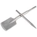 Clay Spade,19.6x4.3 Inch SDS-Max Shank,40Cr Steel Jackhammer Bit Trenching and Digging Shovel Bit for Gravel,Freeze Soil. 