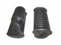 Royal Enfield Front Footrest Rubber Set Flat for Classic350 (Black). 