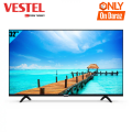 VESTEL 32" Tempered Glass LED TV | 3 Years Warranty | Free Wall Mount | IPS Panel | Dolby Sound | HDR | 32 Inch Television. 