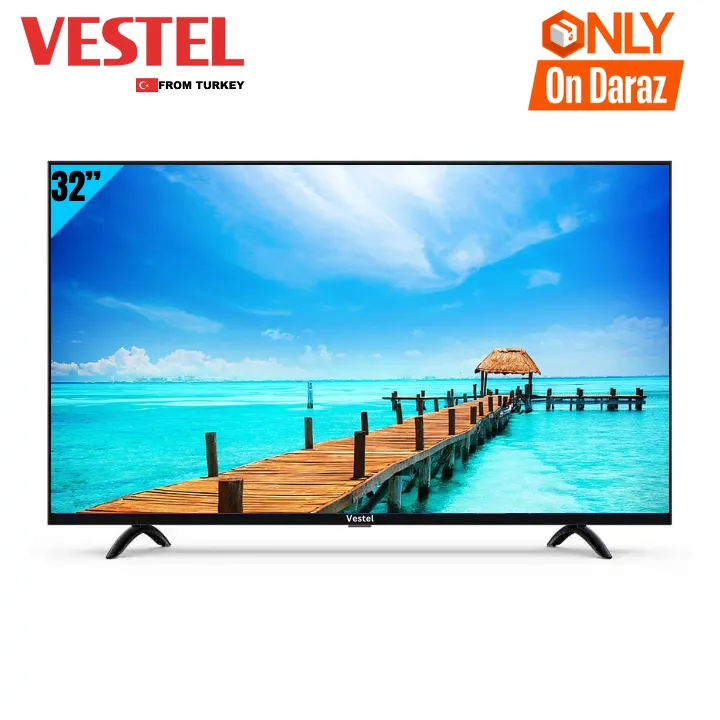 VESTEL%2032"%20Tempered%20Glass%20LED%20TV%20%7C%203%20Years%20Warranty%20%7C%20Free%20Wall%20Mount%20%7C%20IPS%20Panel%20%7C%20Dolby%20Sound%20%7C%20HDR%20%7C%2032%20Inch%20Television%20-%20Image%202