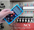 ZT-S1 Automatic Digital Multimeter True-RMS Intelligent NCV 4000 Counts AC/DC Voltage Current Ohm Test Tool. 