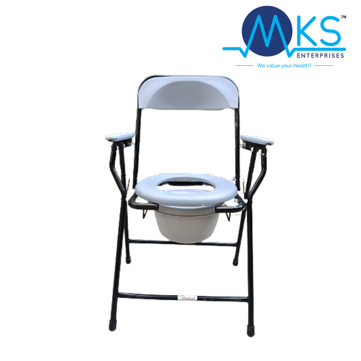 Perfect%20Premium%20Grey%20Folding%20Commode%20Chair%20With%20Arm%20Rest%20Bucket%20Cover%20Upto%20100%20KG%20Load%20Bearing%20Capacity%20-%20Image%205