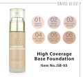 SWISS BEAUTY High Coverage Waterproof Base Matte Liquid Foundation 60gm. 