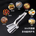 Steak Spatula 304 Stainless Steel Thickened Frying Kitchen Clamps Fried Fish Barbecue Clips Steak Spatula Manufacturers Wholesale. 