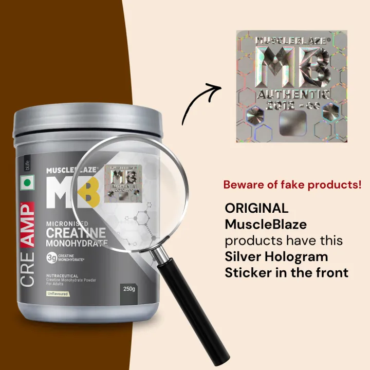 MuscleBlaze%20Creatine%20Monohydrate%20250g%2083%20Servings%20with%20CREAMP%20Micronized%20Powder%20for%20Muscle%20Building%20-%20Image%203