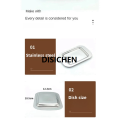 DISICHEN 1 Pcs Stainless Steel Butter Dish with Plastic Lid Bread Dessert Plate Cheese Storage Keeper Tray Kitchen Tools Butter Plates Affordable. 