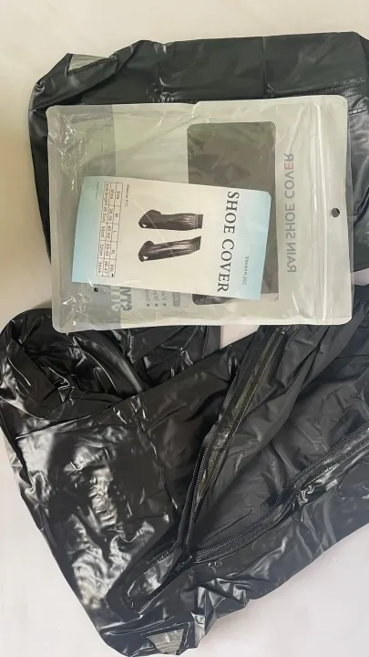 Men's%20black%20high%20top%20waterproof%20rain%20boot%20cover,%20motorcycle%20protective%20shoe%20cover%20with%20grip%20-%20Image%204